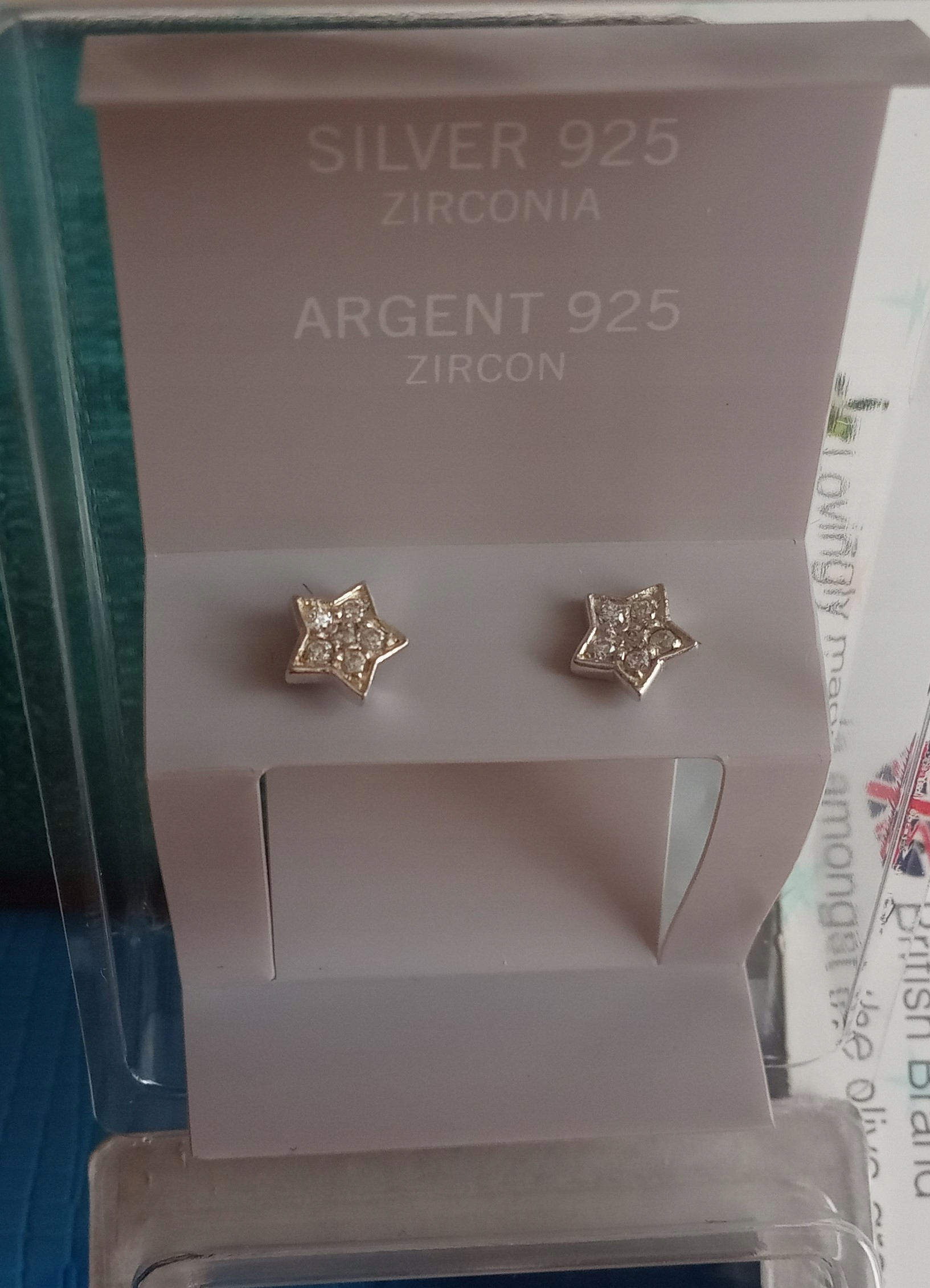 925 strieborných hviezd s zirkónmi