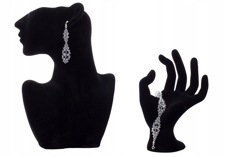 sada svadobných šperkov SWAROVSKI elements SILVER