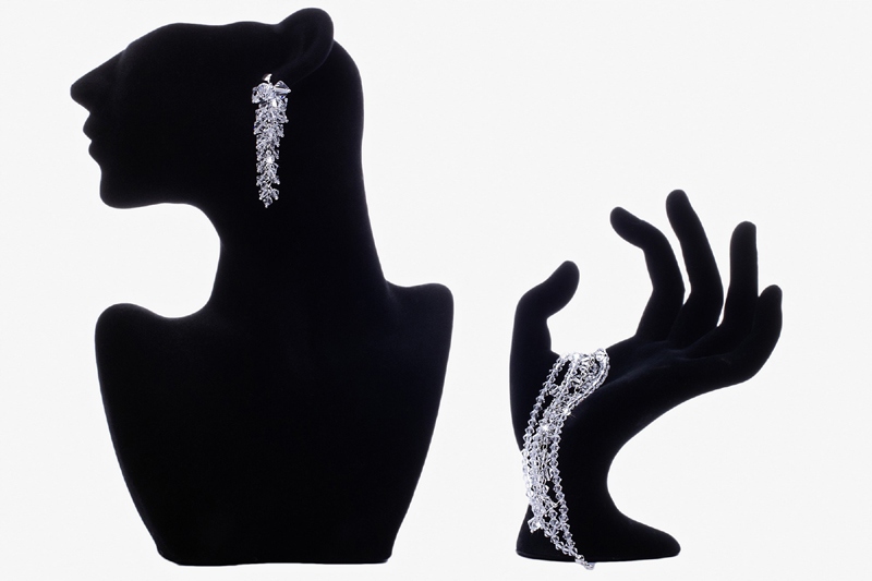 sada svadobných kryštálov SWAROVSKI elements SILVER