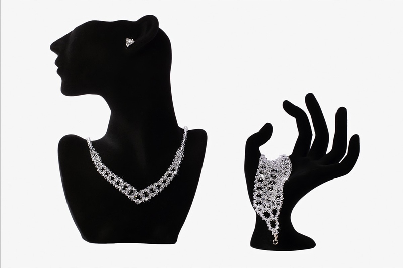 Súprava Swarovski el. STRIEBORNÉ svadobné šperky