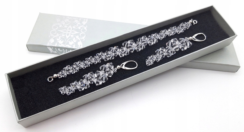 Sada šperkov SWAROVSKI el. svadobný SILVER 925