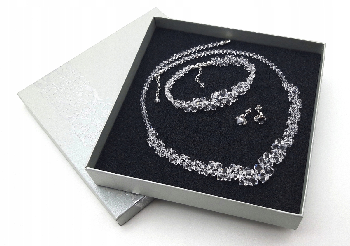Sada šperkov SWAROVSKI el. svadobné kryštály