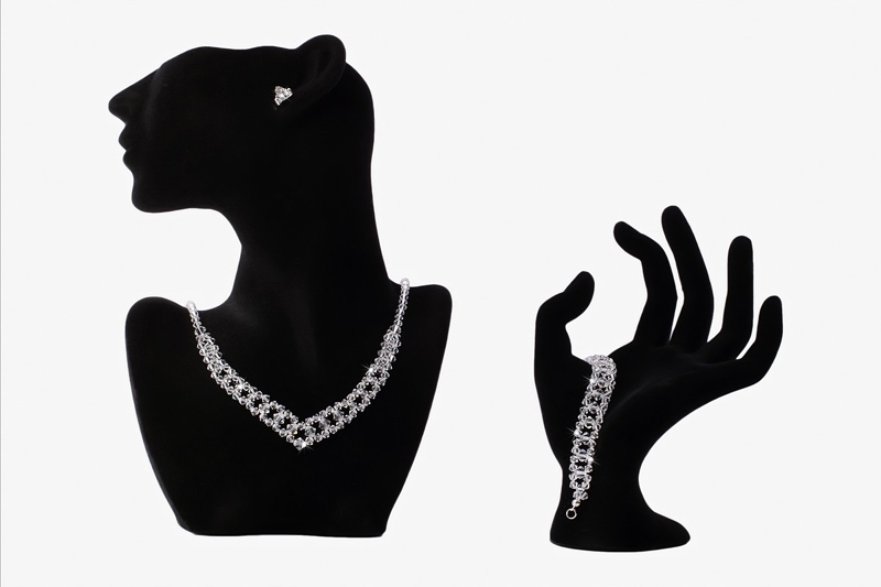 Sada šperkov Swarovski el. svadobný SILVER