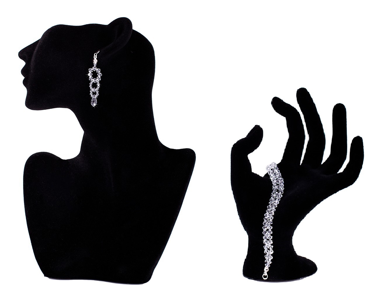 svadobná sada SWAROVSKI elements strieborné cencúle