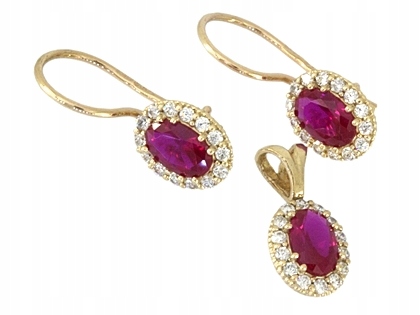 Gold Set 585 Classic - Rubies - Rokarte