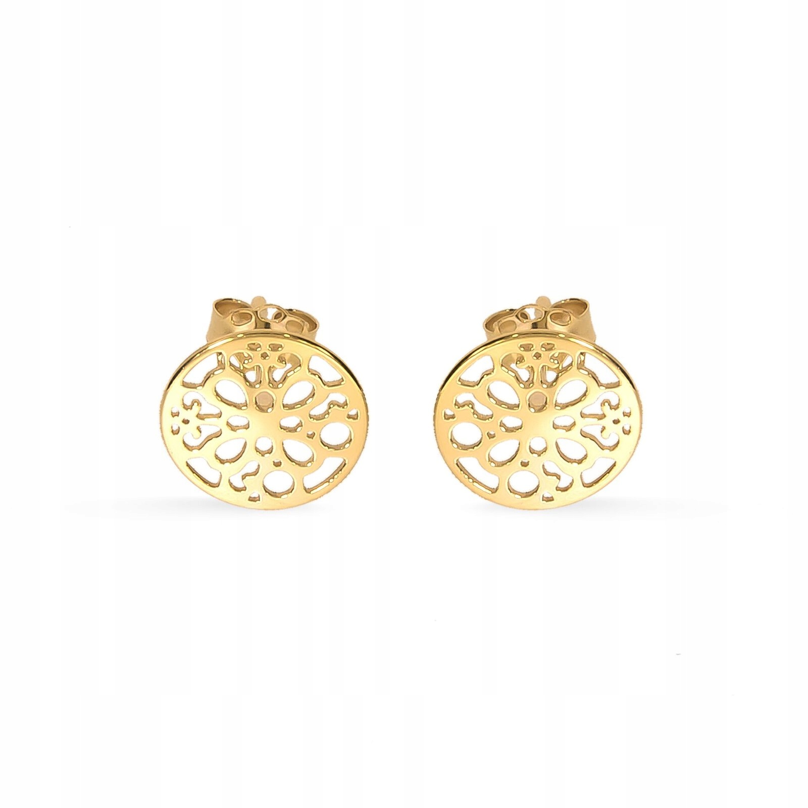 LiyThuld náušnice celebrity Openwork Coin Gold PR333