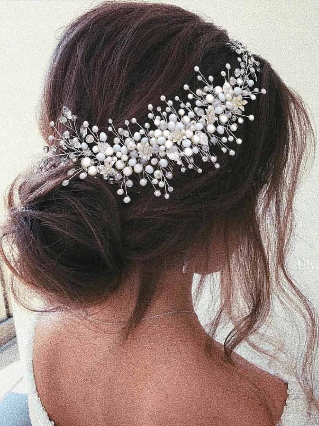 Módna pera hrebeň pre Wosów Miss Silver KW