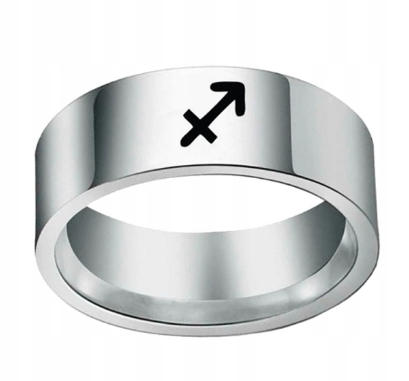 Sygnet Ring Ring Zodiac Sign Shooter
