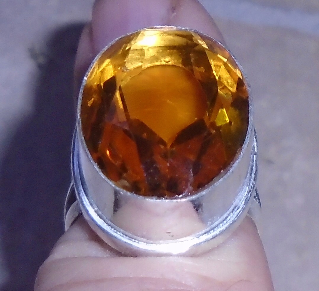 citrínový kruh 52,65ct
