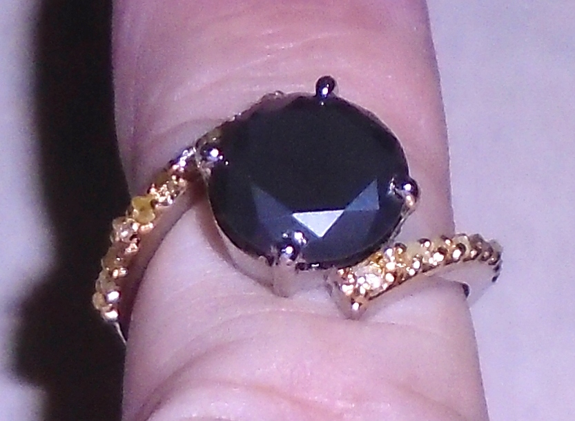 Moissanit a Diamond Ring 19.50ct