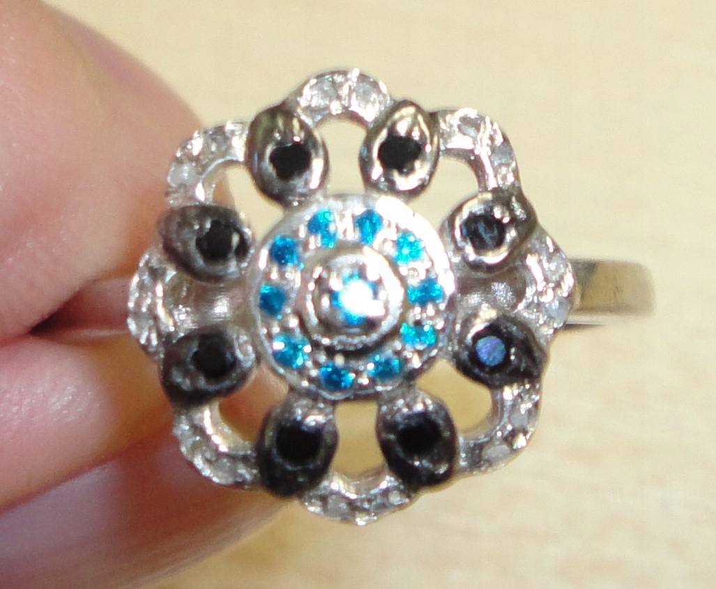 Prsteň s prírodnými diamantmi 16.30ct