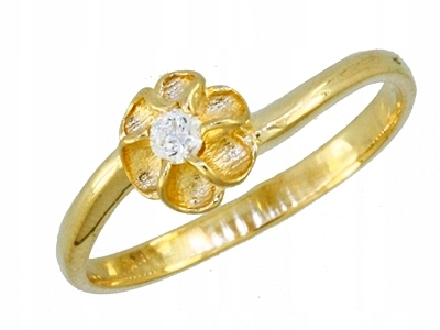 zlatý prsteň 333 - zirkóny veľkosť 13 - Rokarte