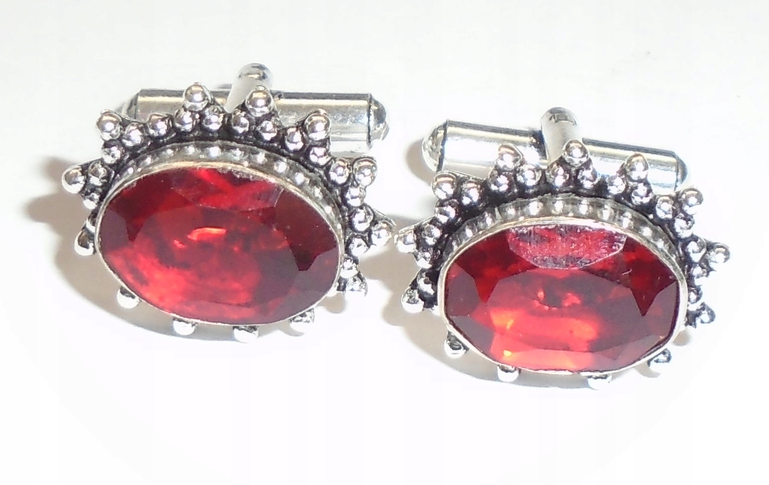 CuffLinks s Red Topaz 52.35ct