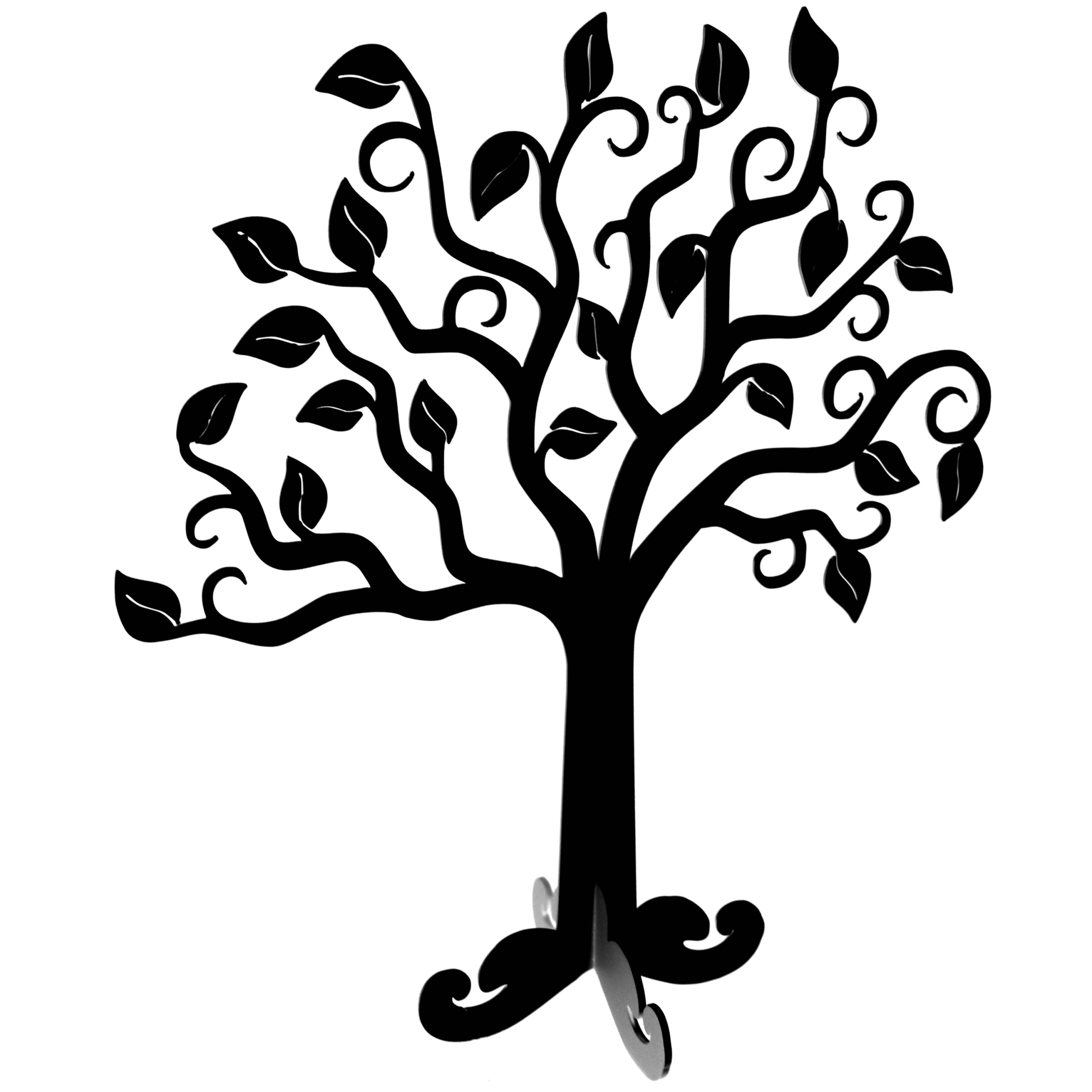 stojan na šperky TREE oceľové farby darček
