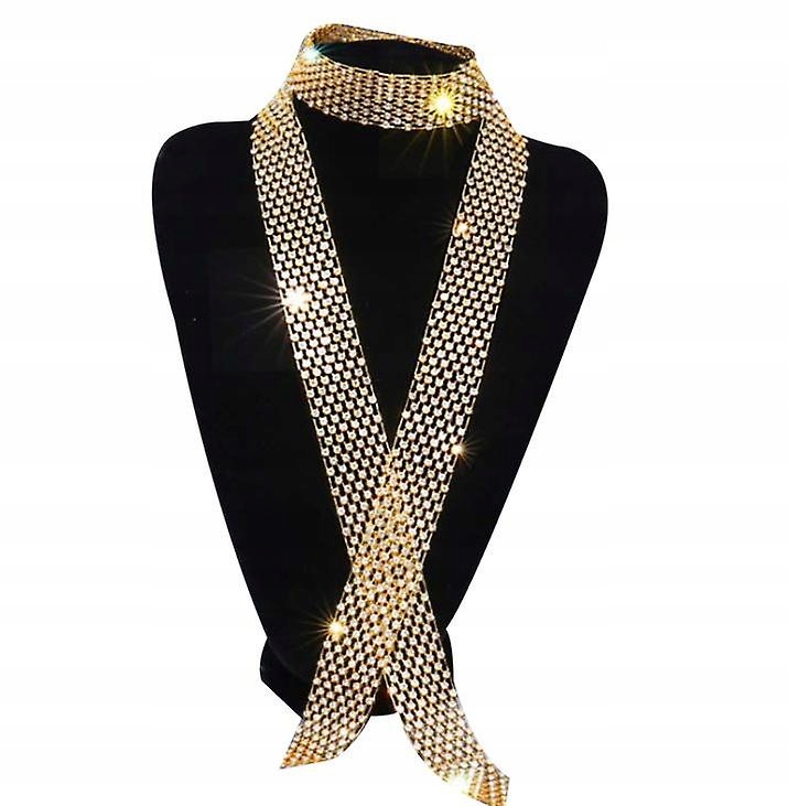 Gold-dam kamienok Glitter šál na imp