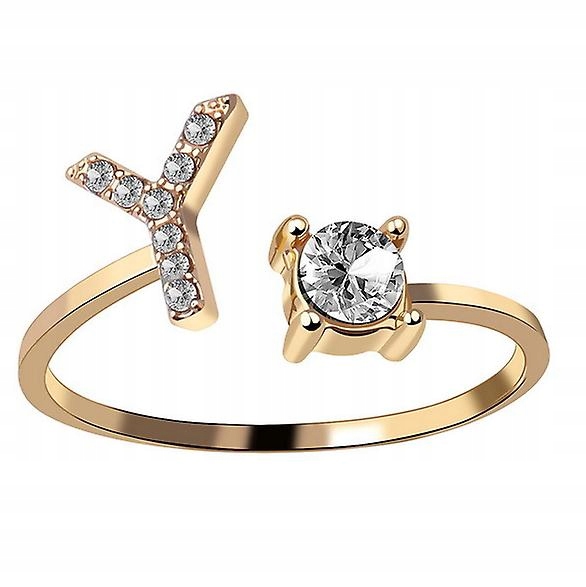 Golden-Palec Ring AZ nastaviteľný krúžok